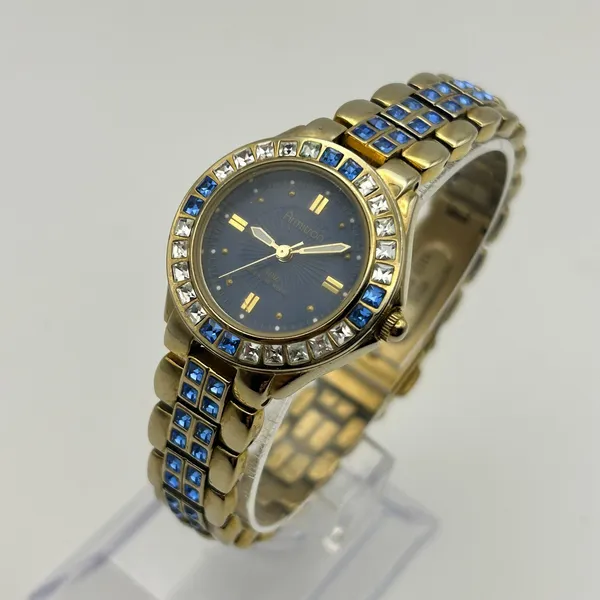 Gold-tone Armitron Women’s Dress Watch featuring Crystal Accented Bezel - Image 3