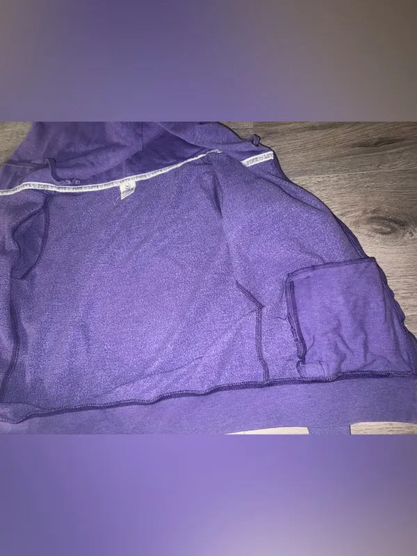 PINK Victoria’s Secret OLD PINK Vintage Y2K STYLE 2011 purple hooded jacket - Image 7