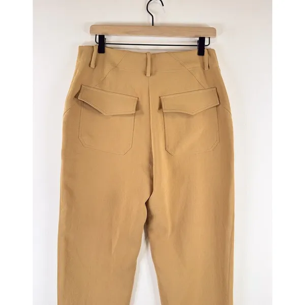 VERONICA BEARD Pants Brown Manisha Utilitarian Joggers Safari Trouser Size 6 - Image 10