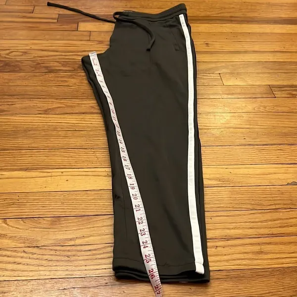 ‎Vince Women's Hunter green Cropped Side-Striped Pants Sz M - Image 5