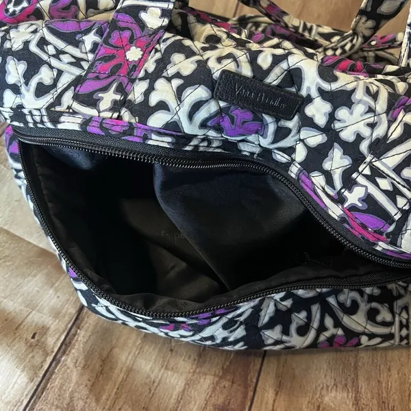 Vera Bradley Grand Traveler Quilted Carry On Bag — Purple Medallion Medi… - Image 5