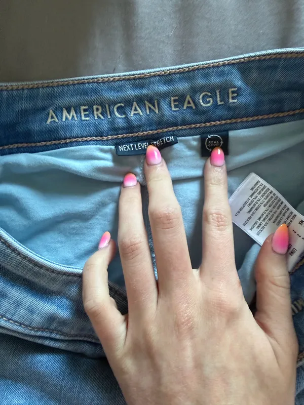 American Eagle Jean Skirt Mini - Image 4