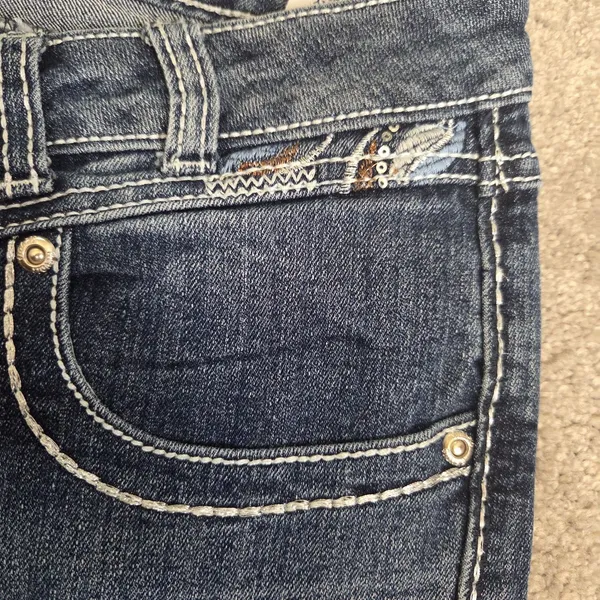 Revolt Jeans Y2K Women 12 Western Embroidered Country Rodeo Bedazzle Jeweled - Image 9