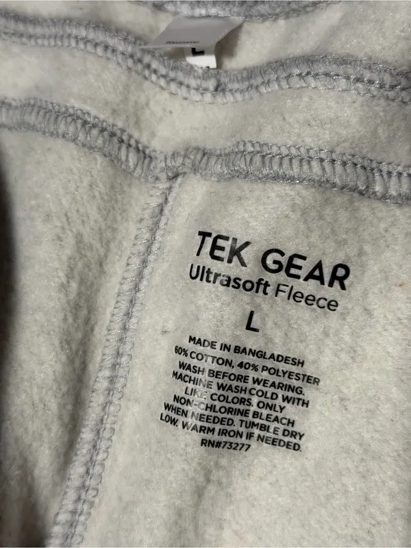 Tek‎ Gear Gray Ultrasoft Fleece Sweatpants - Image 2