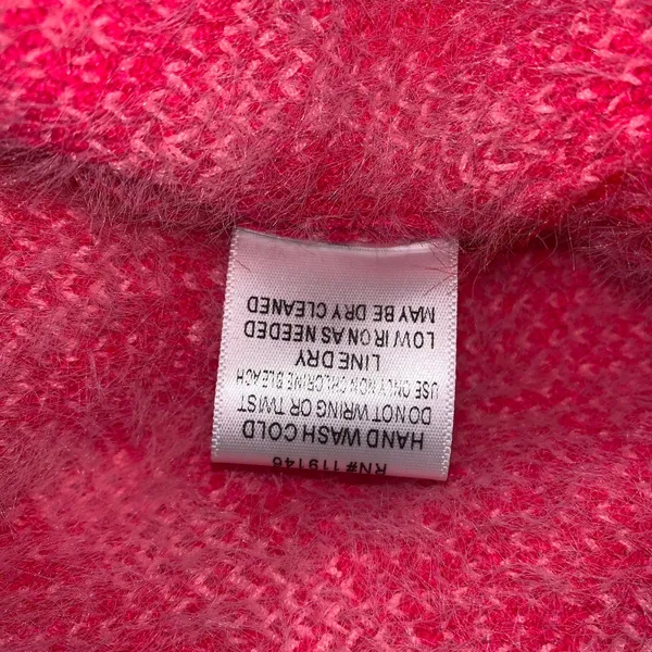 hot pink argyle design cardigan size M NWT - Image 5