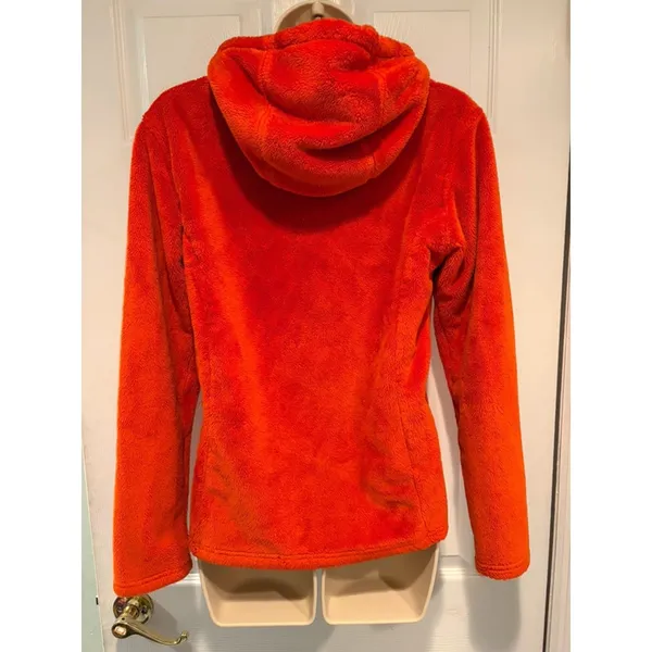 Marmot Sherpa Fleece Hoodie Orange Red Full Zip Jacket M8600-4-MPT Womens S - Image 2