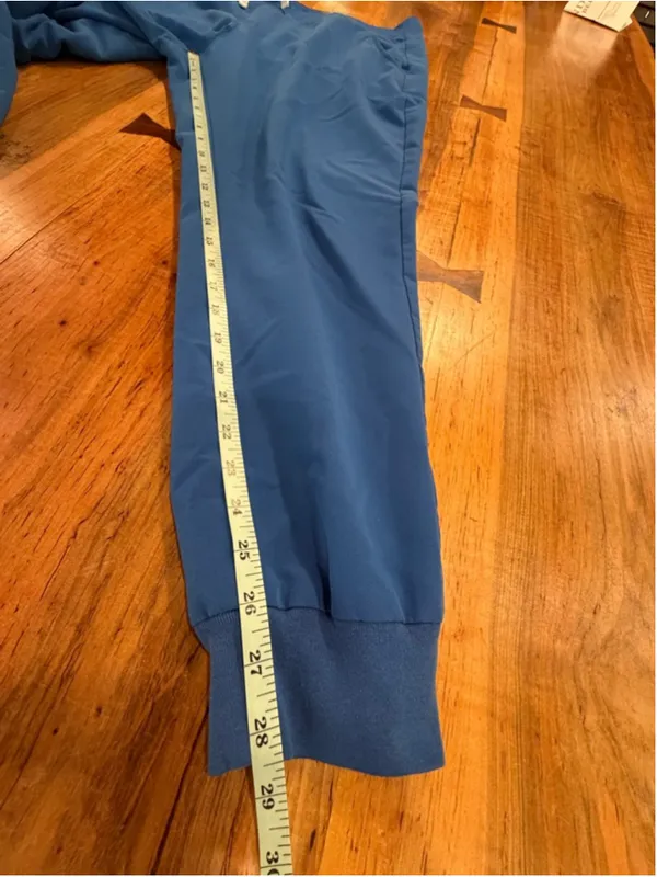 FIGS Technical Collection Scrub Pants XL Royal Blue Jogger Drawstring Cargo Wome - Image 11