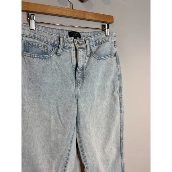 Banana Republic light wash High Rise Straight jeans - Image 3