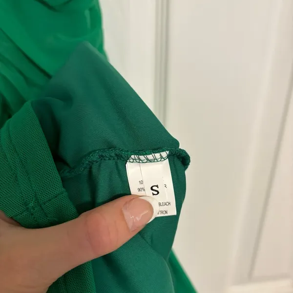 Green Ruched Maxi Bodycon Dress NWOT - Image 6