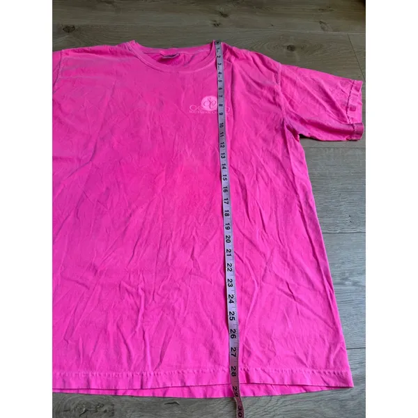 Southern Couture neon pink mermaid washed up like this t-shirt Comfort Colors L - Image 5