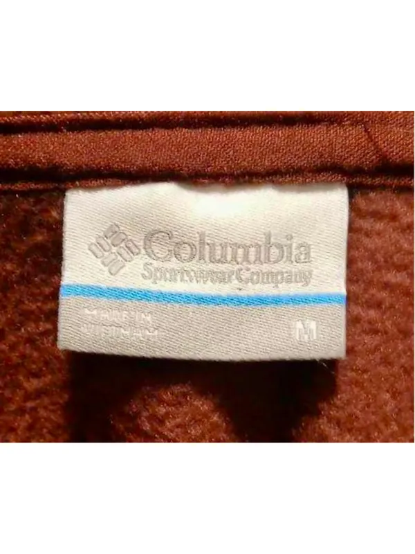 Columbia Women's Hooded Fleece Jacket Maroon Size M INV553 - Image 4