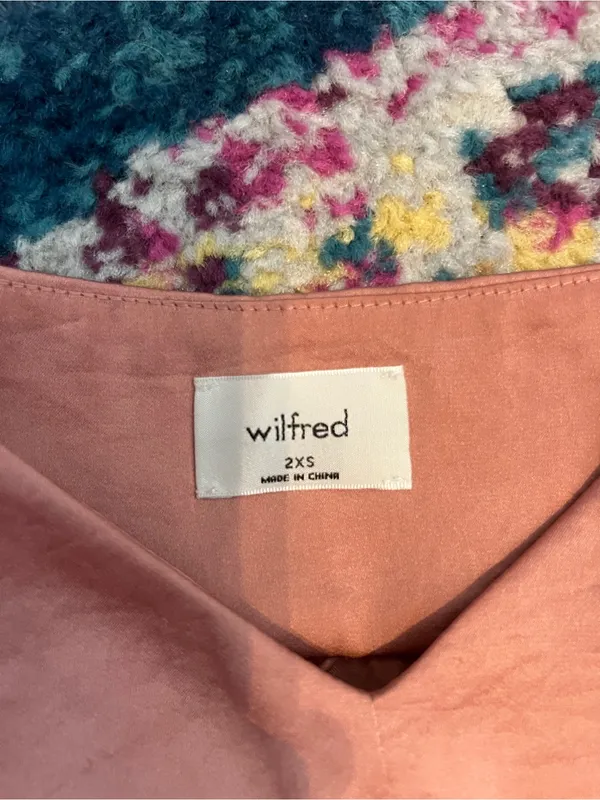 Wilfred Rust Pink Satin Peplum Cami Top - Image 8