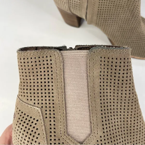 Toms Womens‎ Majorca Peep Toe Ankle Booties Size 7 - Image 6