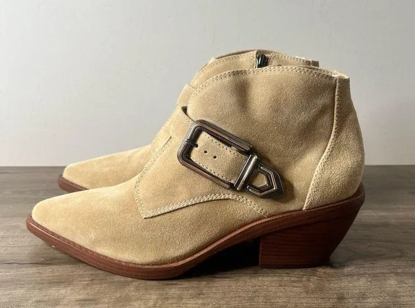 Vince Camuto Ashena Beige Women's Bootie Size 10 #317 - Image 3