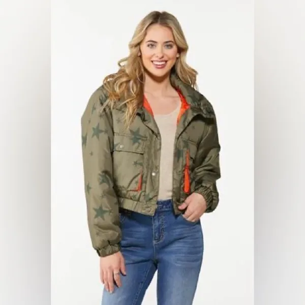 Cato Starry Puffer‎ Cropped Jacket Size XL C47 - Image 2