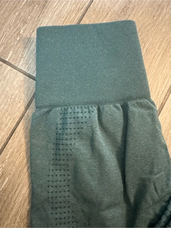Gymshark Dark Green Seamless High-Waist Leggings - Image 2