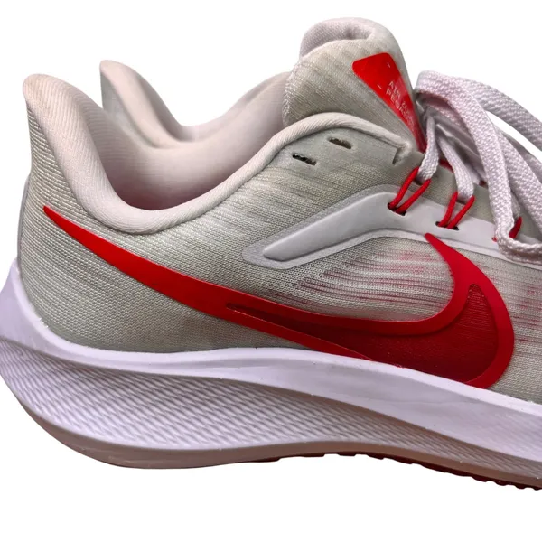 Nike Air Zoom Pegasus 39 Womens Running Shoes White Bright Red DH4072-103 Size 8 - Image 2