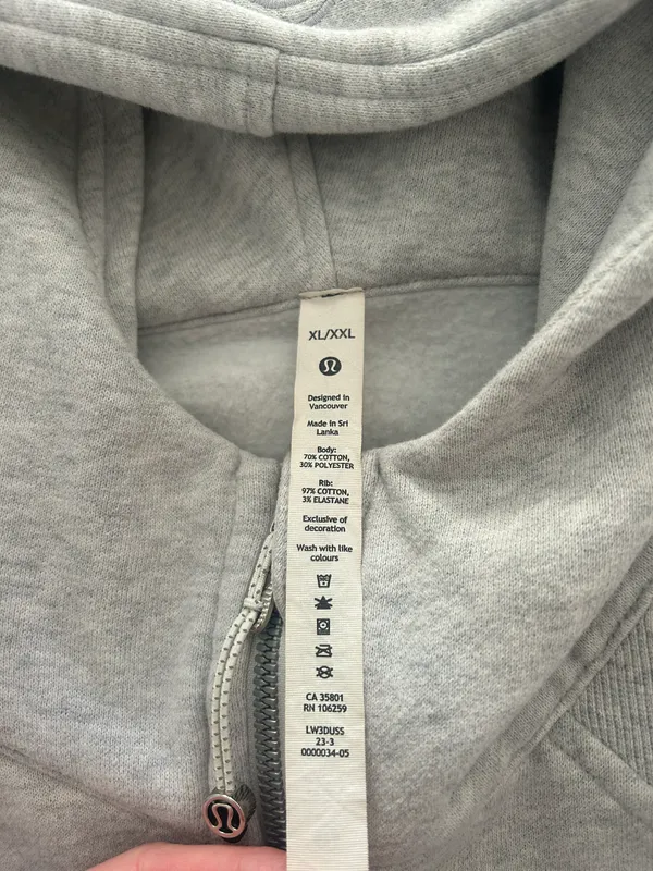 Lululemon Grey Scuba - Image 5