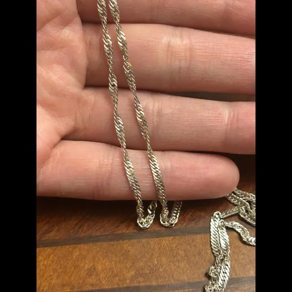 22 inch 4.72g g06 Necklace 925 sterling silver made in Italy - Image 2