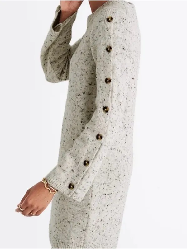 MADEWELL Donegal Long Sleeve Sweater Dress - Image 2