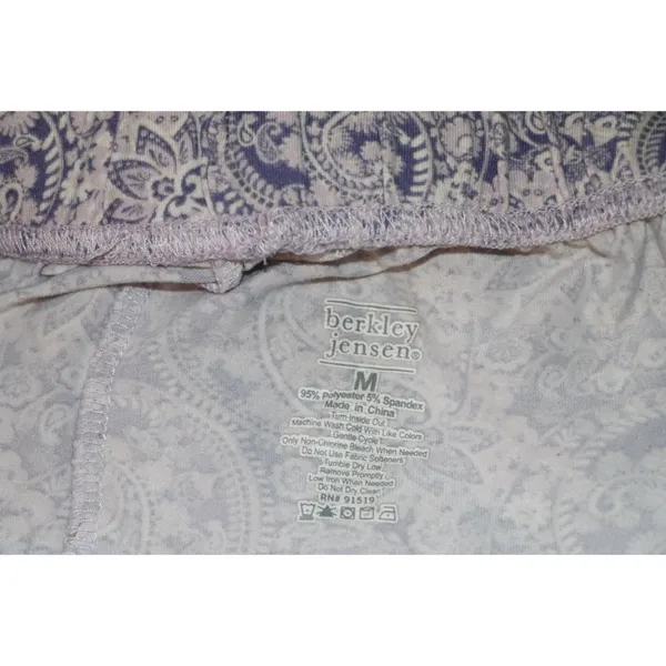 Berkley Jensen Paisley Print Three Piece Pajama Set - Image 7
