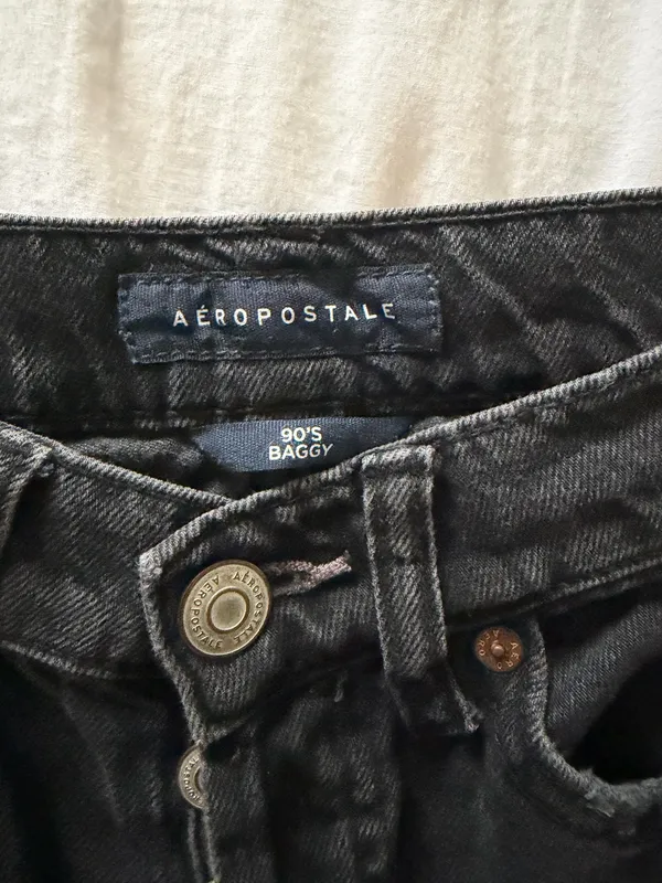 Aeropostale 90s Baggy Jeans Ripped - Image 2