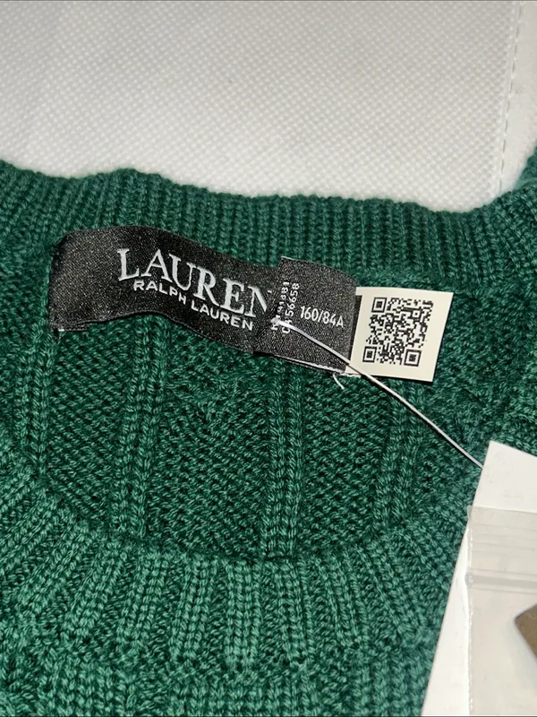 Luaren Ralph Lauren Button-Trim Cable-Knit Cotton Sweater - Image 7