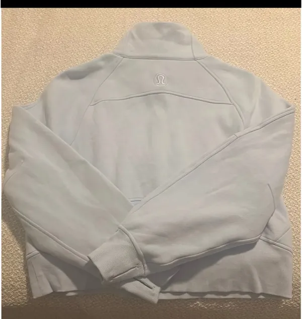 Lululemon Oversized Funnel Neck Scuba Half-Zip in Windmill - Image 3