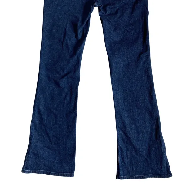 Gap Long & Lean Jeans Womens 27 4R Dark Rinse Low Rise Flare Bootcut 844088 - Image 9