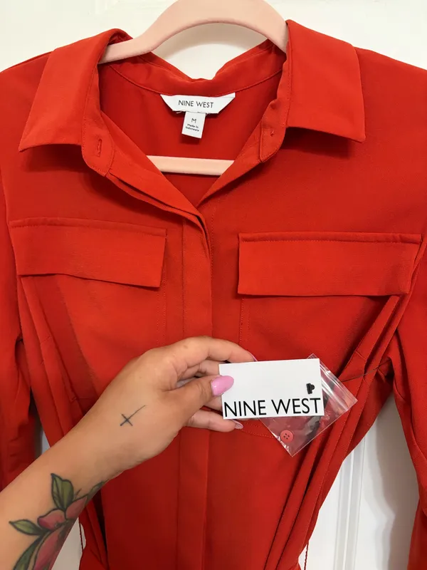 Nine West Rust long sleeves in medium size. - Image 3
