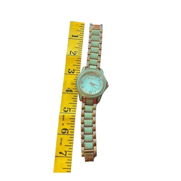 Geneva Gold-Tone Classic Ladies Watch With Crystal Accents & Adjustable Bracelet - Image 12