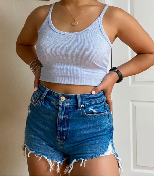 blue brandy melville tank - Image 2