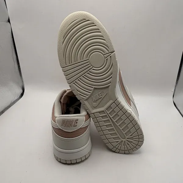 New Womens 9.5 Nike Dunk‎ Low Particle Pink/Lt Orewood Brown Sneaker IM6572-603 - Image 7