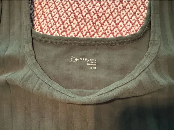 OFFLINE by Aerie Green Top - Image 2