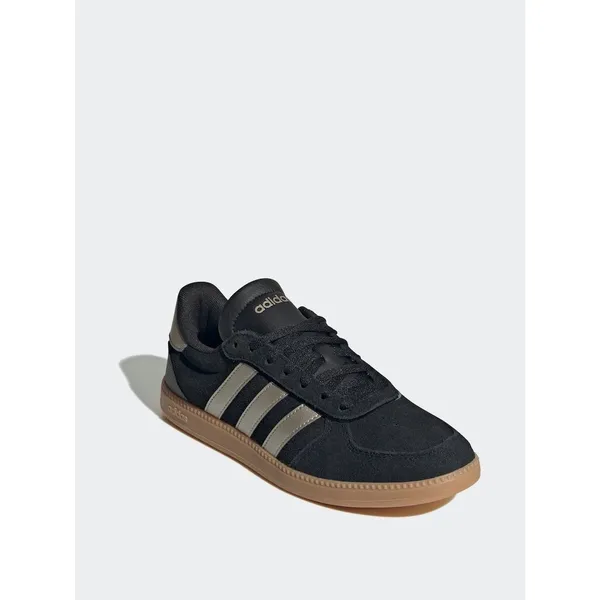 adidas Breaknet‎ Sleek Trainers Black Silver Metallic Gum Sole Womens 8 GW5523 - Image 2