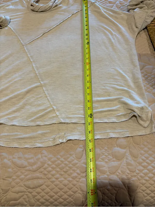 Free People FP Movement “Believe Layer" Long Sleeve off white women’s M - Image 10