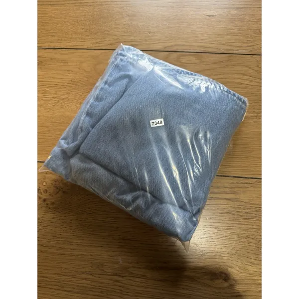 Old Navy Women‎ Size 10 Petite Mid Rise Baggy Wide Leg Denim Jeans Hippie Boho - Image 14