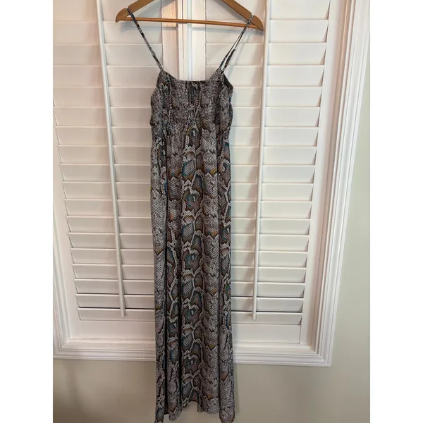 Buddy‎ Love Snakeskin Print Maxi Dress Size XS - Image 3