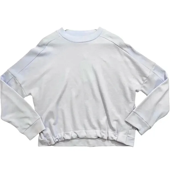 NWT Fabletics Selena Terry High Low Pullover Sweatshirt Size Medium - Image 3