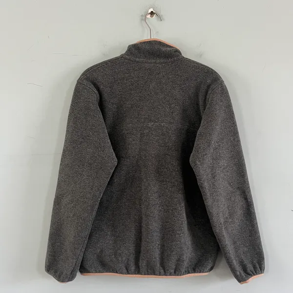 Patagonia Synchilla Snap-T  Fleece Gray Pullover Jacket - Image 3