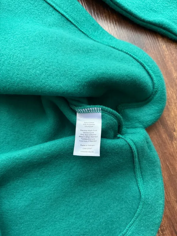 NWT Talbots Women’s Lush Green Fleece Mockneck Pullover Sweater - Size SP - Image 6