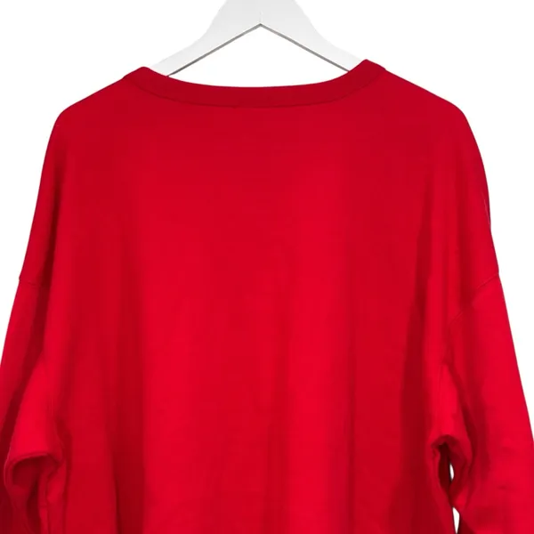 Merry & Bright Graphic Christmas Holiday Red Sweatshirt size 2X NWT Womens - Image 8