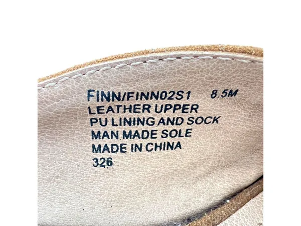 Steve Madden Finn Cognac Suede Chain Detail Pointed Mules Size 8.5 Quiet Luxury - Image 9