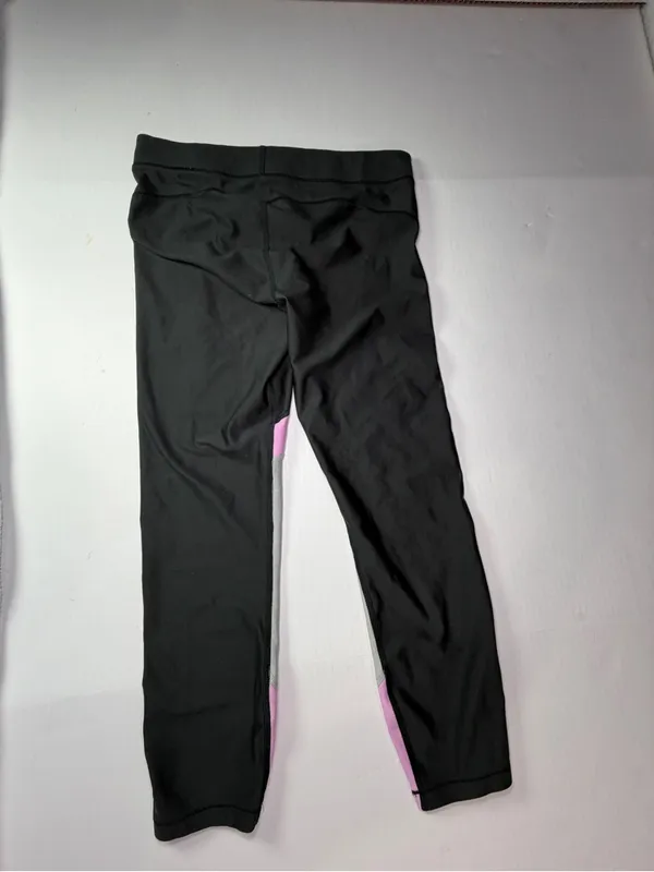 Under Armour Black Leggings with Light Gray Branded Waistband - Image 6