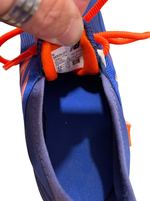 New Balance Roav wms blue orange low running athletic sneakers sz 7 SKU 10-109 - Image 8