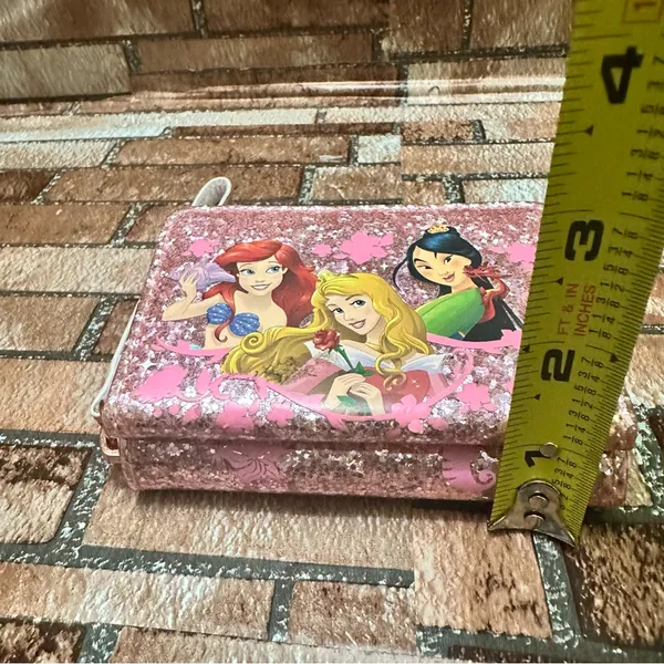 Disney Princess Pink Glitter Princess Wristlet - Image 7