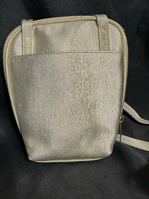 Celestial Sun Gold Crossbody Bag with Decorative Medallion - Image 2
