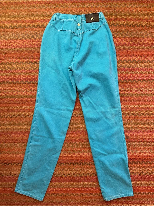 Vtg Roper Blue Star Concho High Rise Western Jeans - Image 6