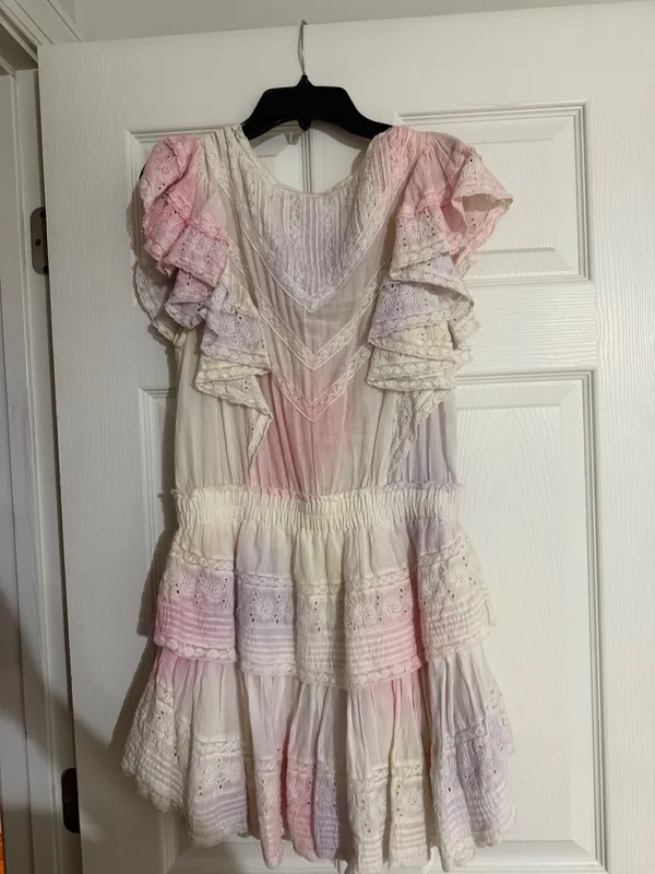 Love Shack Fancy Gwen Dress Tie-Dye - Image 3
