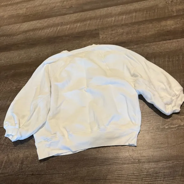 Aerie White Crewneck Pullover - Image 4